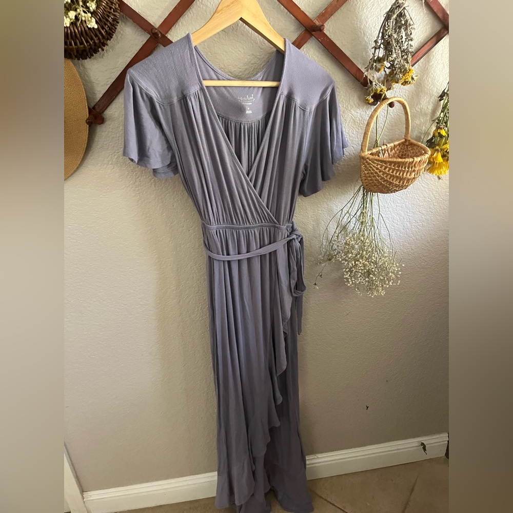 Isabel Maternity by Ingrid & Isabel Lavender Wrap Dress